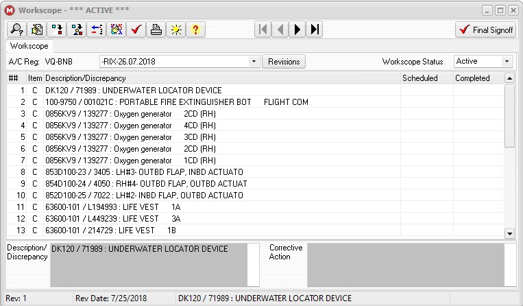 screenshot of MX System